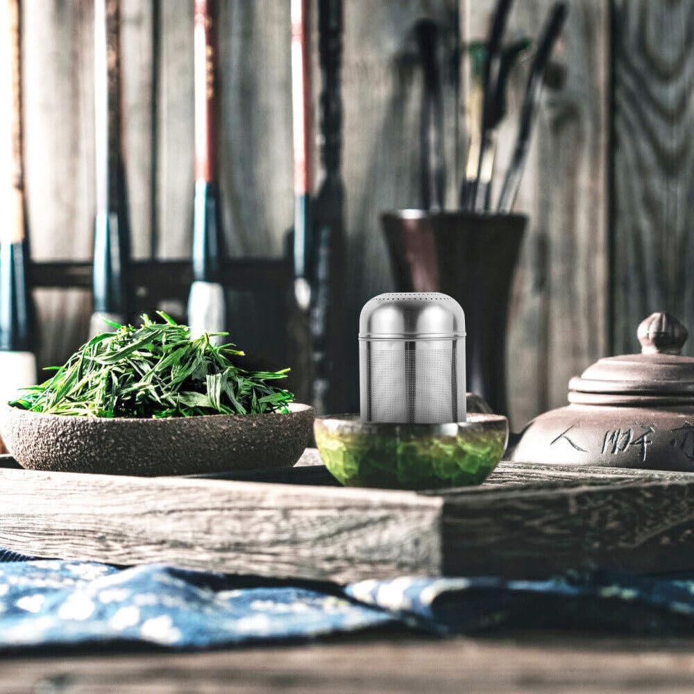 Stainless Steel Tea Strainer, Tea Bowl, Teapot, Spice Infuser, Ultra-Fine Mesh, Heat-Resistant, Tea Filter, Tea Strainer for Spices and Seasonings,