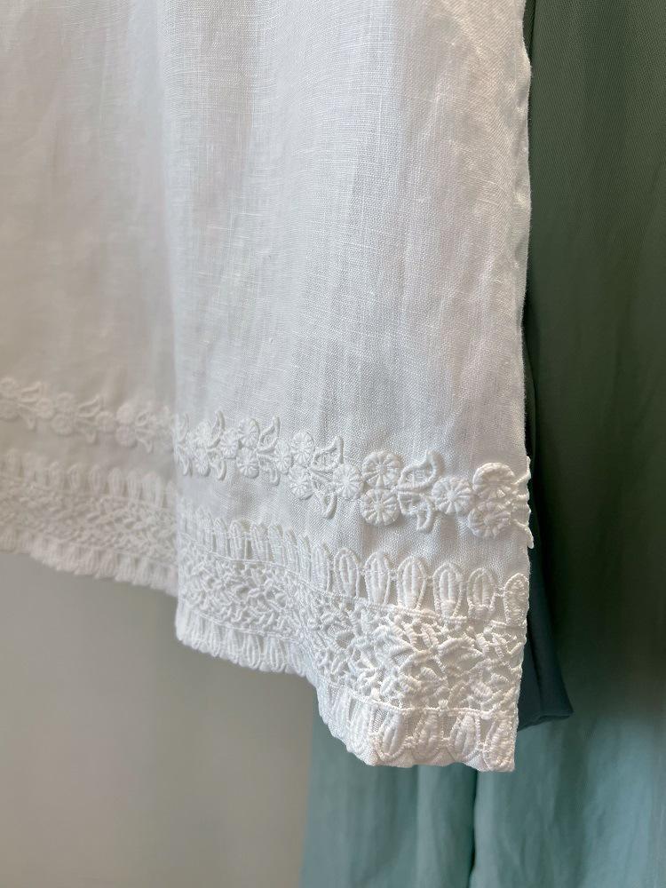240 Jin Women's Sleeveless Lace Linen Vest – Heavy-duty, High-grade, Loose Round Neck Summer Top