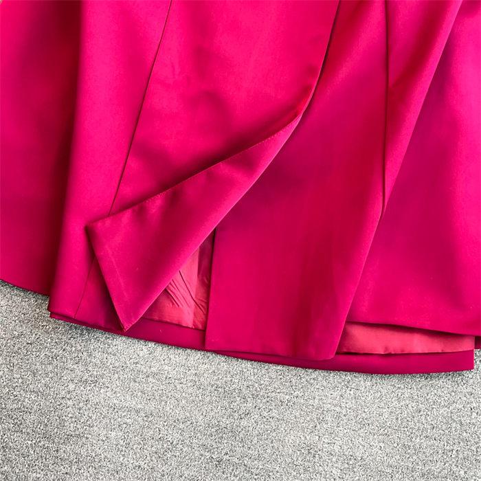 Осенне-зимнее платье-блейзер во французском стиле Хепберн — фото 11