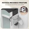 Stainless Steel Portable Door Lock Anti-theft Lock Heavy Duty Security for Home,Hotel,Apartment,College Dorm & Travel