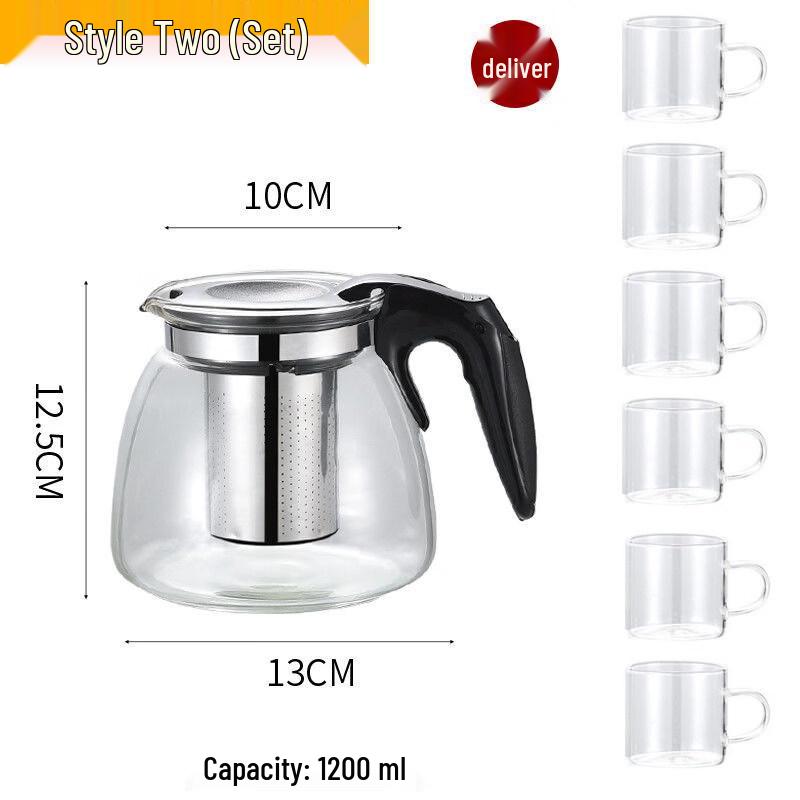 ZISIZ Universal Glass Teapot