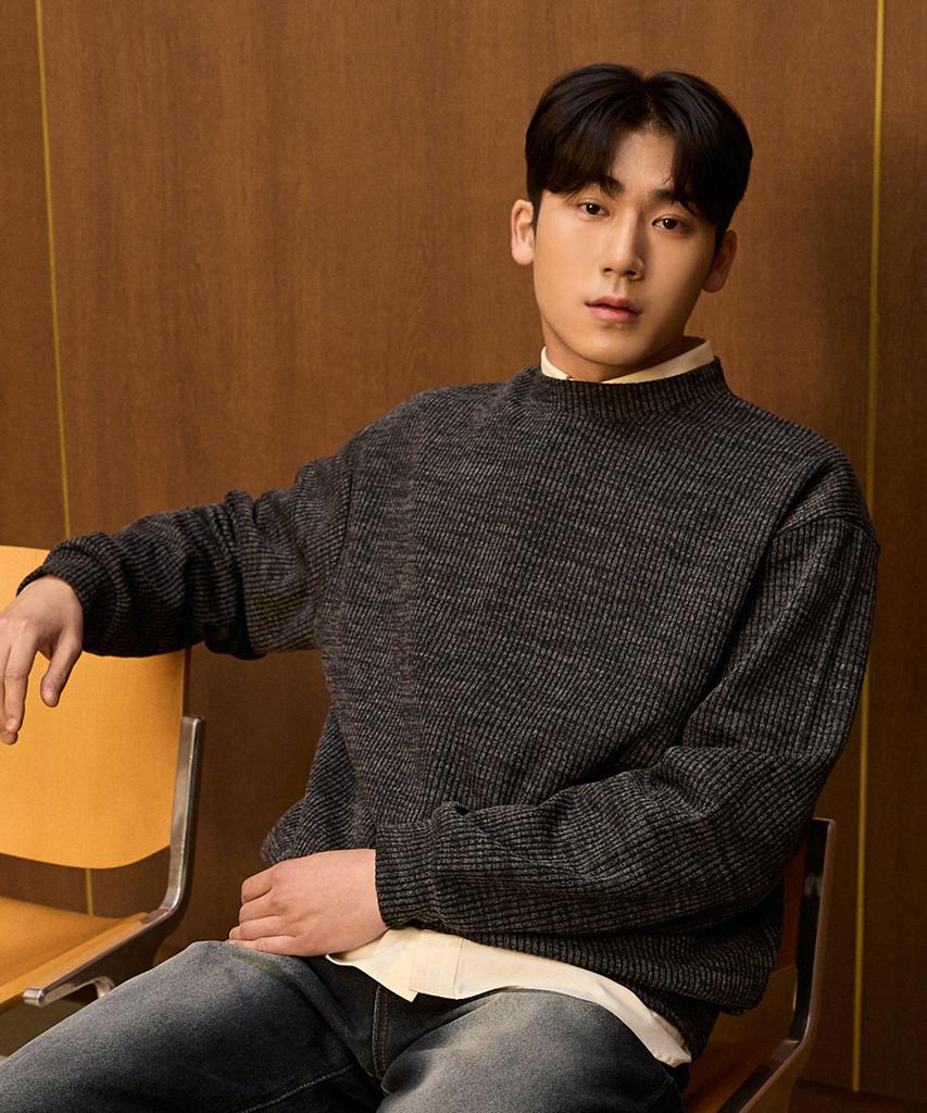 Peideomeonteu [2Pack] Knit Round Sweatshirt (Type A)