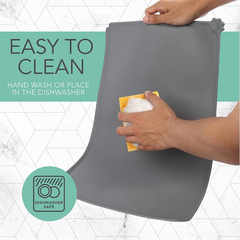 משטח האכלה לכלבים סיליקון עמיד למים משטח האכלה לחיות מחמד לכלבים וחתולים