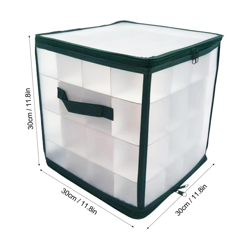 Christmas Bauble Storage 64Grid Baubles Storage Box Christmas Balls Storage Xmas Tree Decorations Organizer Bauble Toys Storage