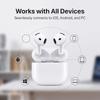 Fourth generation Air 4 Wireless Earbuds Bluetooth 5.3 Advanced ANC Clear Calls Instant Pairing Noise Cancelling Headphones