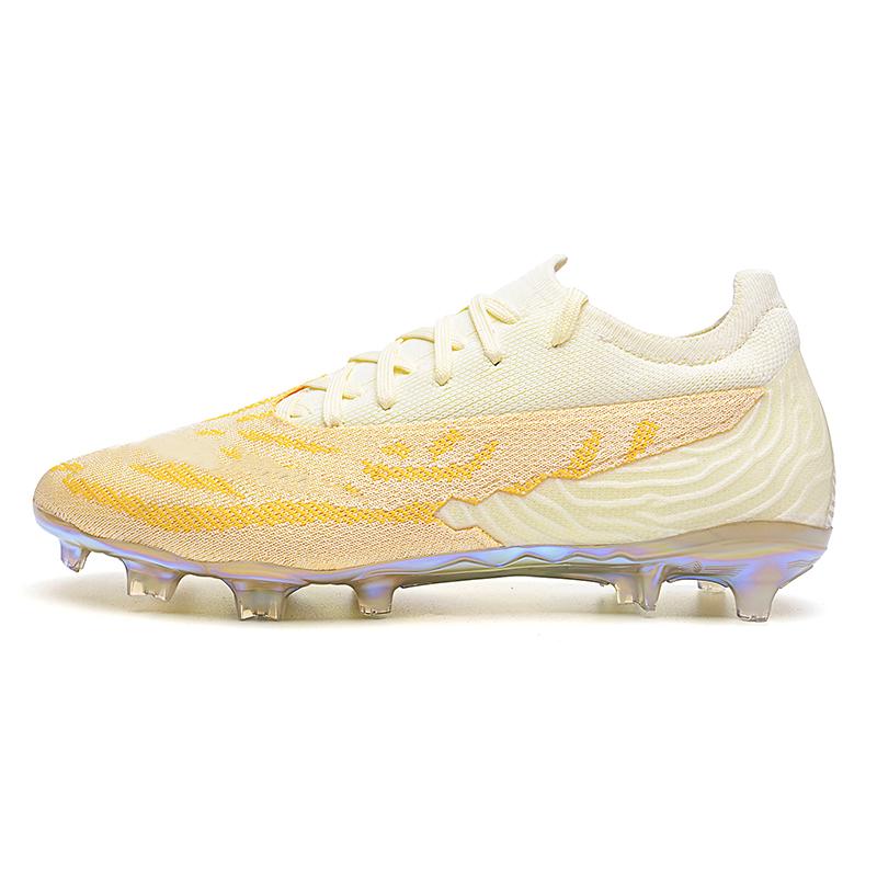 Herren Fußballschuhe Übergröße Lange Stollen Spieltrainingsschuhe Kunstrasen AG Lange Stollen Fußballschuhe für Herren