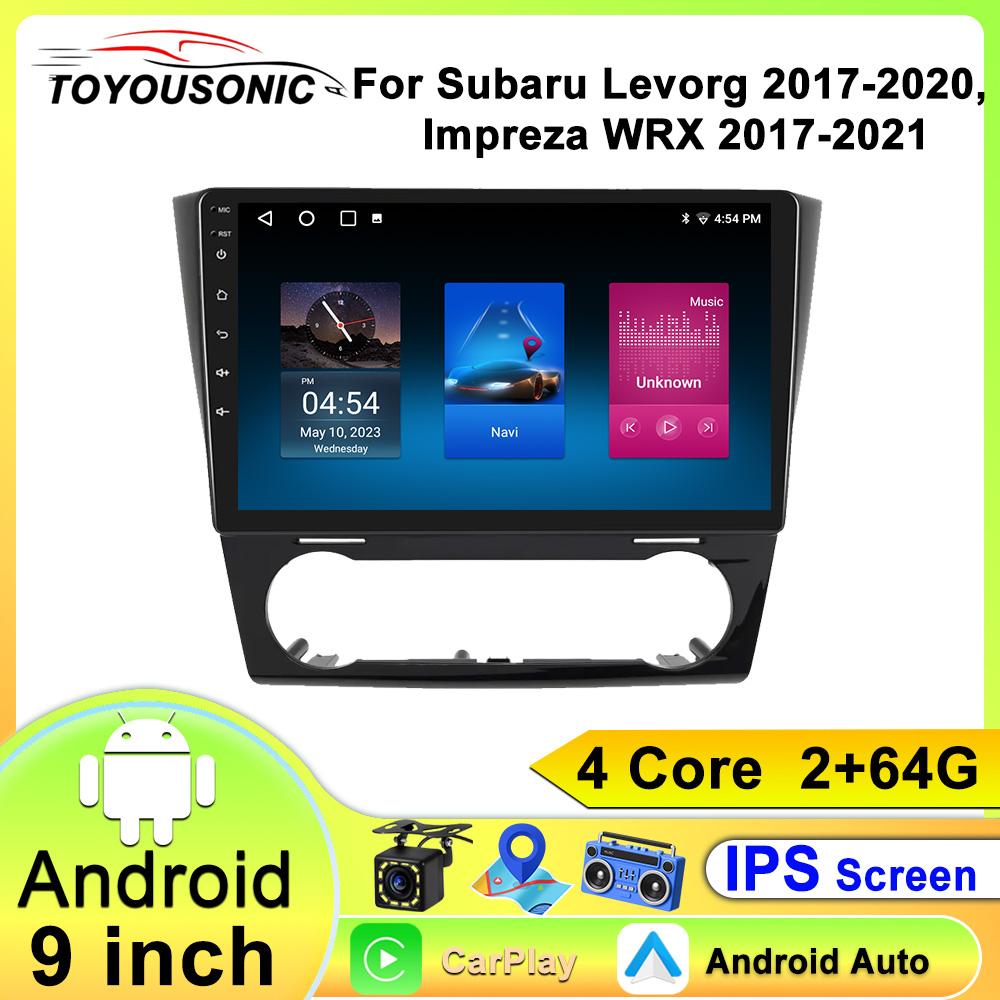 Android Car Multimedia Player For Subaru Levorg 2017-2020 Impreza WRX 2017-2021 GPS Navigation CarPlay 4G Head Unit Stereo Video Player