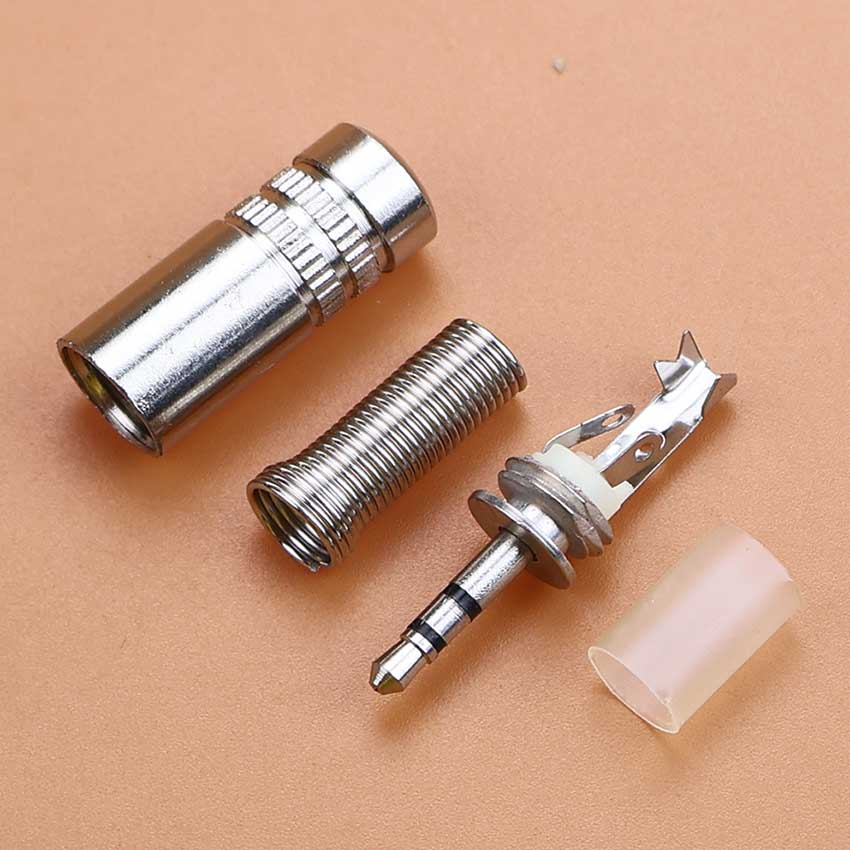2/5/10pcs 2.5mm 3.5mm Headphone Male Plug Mono Stereo Audio Solder Cable Connector 2/3/4 Pole Earphone Jack AdapterGood Product