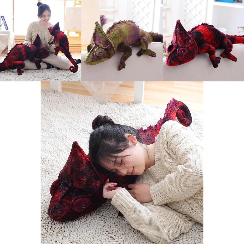 Color Changing Lizard Plush Toy Stuffed Animal Doll Funny Creative Gift Wholesale Factory Night Market