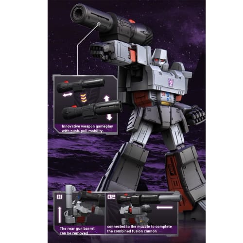 HiPlay Transformers Legends Edition - G1 Megatron, Approximately 170mm Tall, Pre-Colored Plastic Model Kit