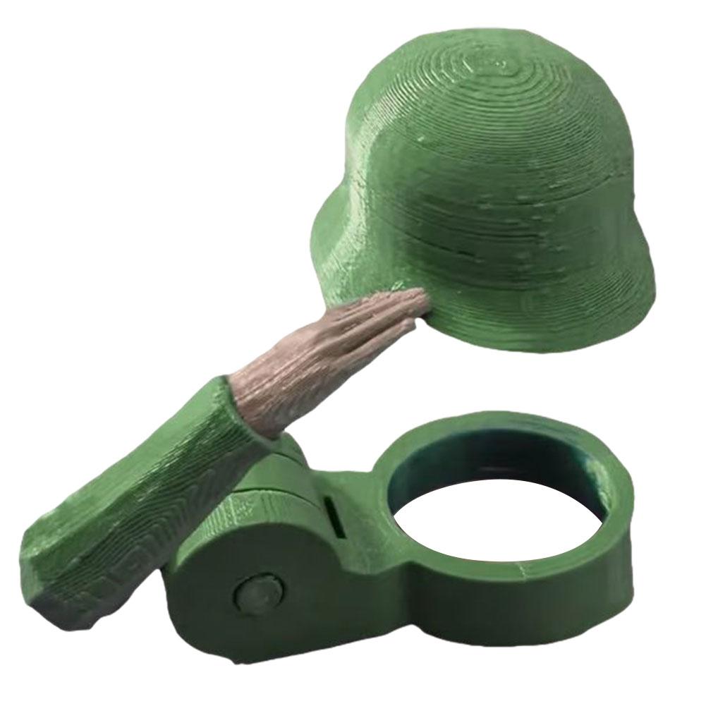 

1/2PCS Creative Soldier Beer Bottle Helmet Dustproof Soldier Salute Beer Bottle Helmet Topper Fun Gift Reusable Beer Bottle Cap