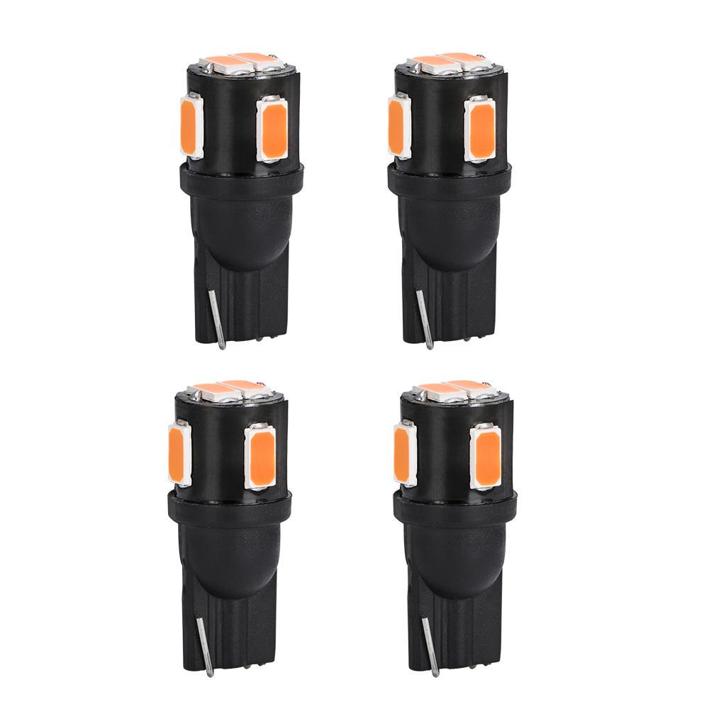 

Желтая светодиодная лампа 194 168 T10 2825 W5W 1800K 5630 SMD для внутренней карты купола двери багажника автомобиля