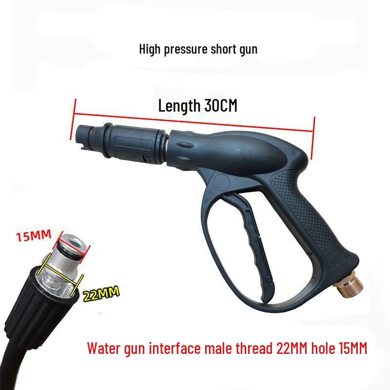 High-Pressure Car Washer Set: Explosion-Proof Hose & Nozzle Accessories
