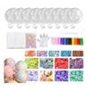 1 Set TPR Empty Ball Skin Clear Refillable Ball Shell Fun Fidget Ball Toy  Stress Relief