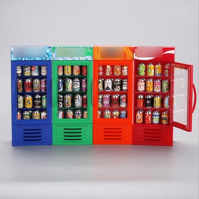1/12 Miniatur Supermarkt Kühlschrank Möbel Modell Ornamente Lebensmittel Zubehör Puppenhaus Spielzeug Geburtstagsgeschenk für Mädchen