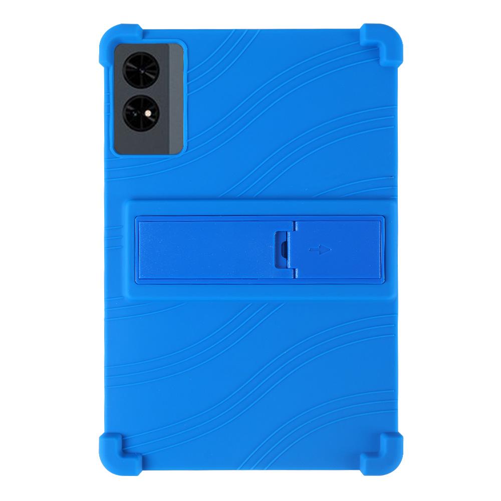 Pour étui de tablette TABWEE T60 12,2 pouces, Coque de protection souple en silicone antichoc avec support réglable For TABWEE T60 12.2 bleu