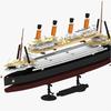 Academy British RMS Titanic Kit Model din Plastic 14217 1/1000 Pre-Colorat