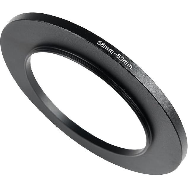 72-77mm Metal Step-Up/Down Ring Adapter Compatible with Mirrorless Cameras DSLR Lens, UV CPL ND Filter Thread Converter, Black