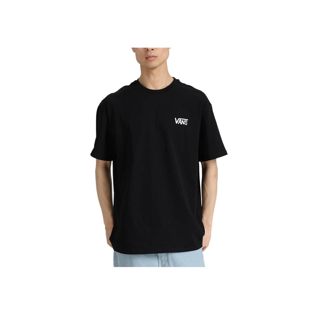 Vans X Hanai Surf Artist Collection Back Logo Print Comfortable Versatile Trendy Soft Short Sleeve T-Shirt Unisex Tops VN000R61BLK1