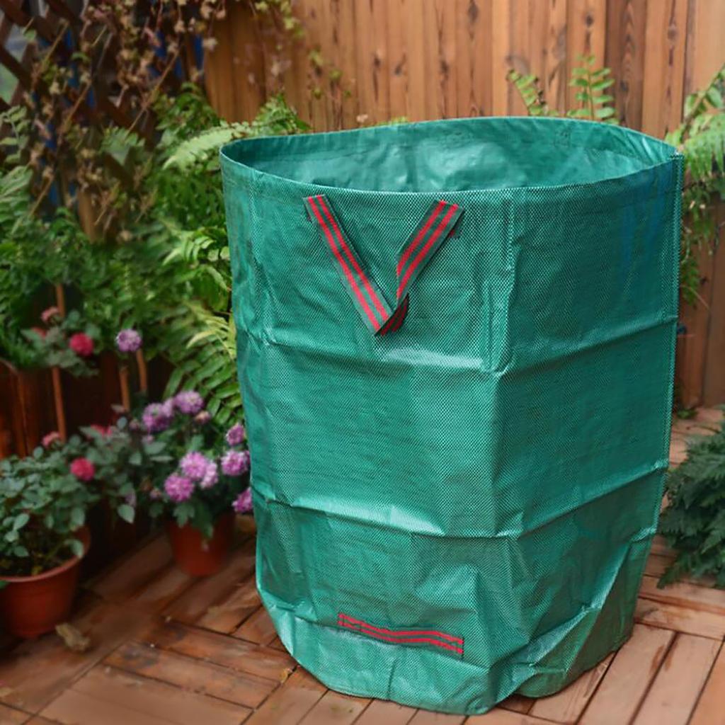 PP +llen Leaf Bag Garden Storage Bag Garden Plant Leaf Collecting Trash Bag