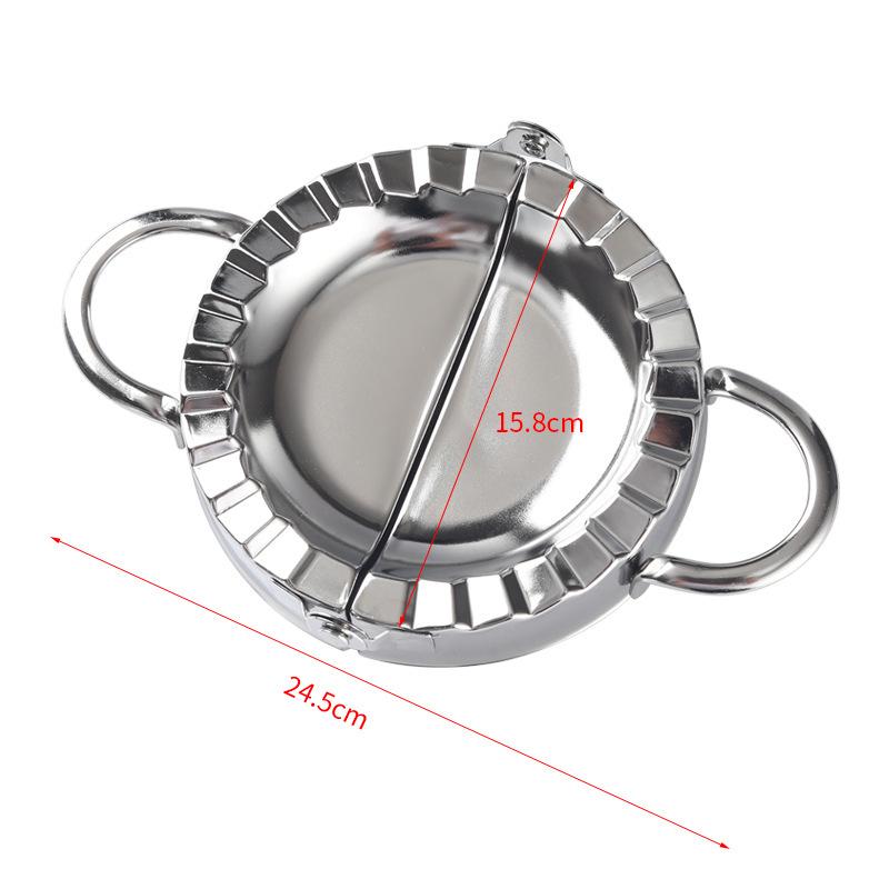 304 Stainless Steel Dumpling Maker Kit: Mold, Filling Spoon, Skin Cutter