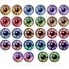 50Pcs/25Pairs Doll Eyeballs 6/8/10mm Glass Dolls Eyes Funny Time Gem Animal Eyes Toy Dinosaur DIY Crafts Doll Accessories