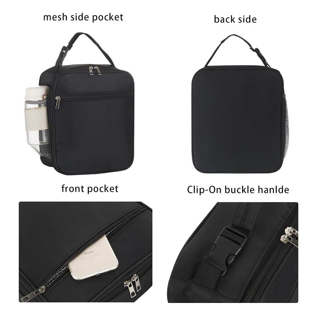 Large Capacity Insulated Lunch Box Waterproof Lunch Pail Meal Bags Thermal Lunch Bag  Men