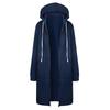 Women's Longline Hooded Sweatshirt Long Sleeve Tunic Top Casual Pullover for Fall Winter Comfortable Loungewear