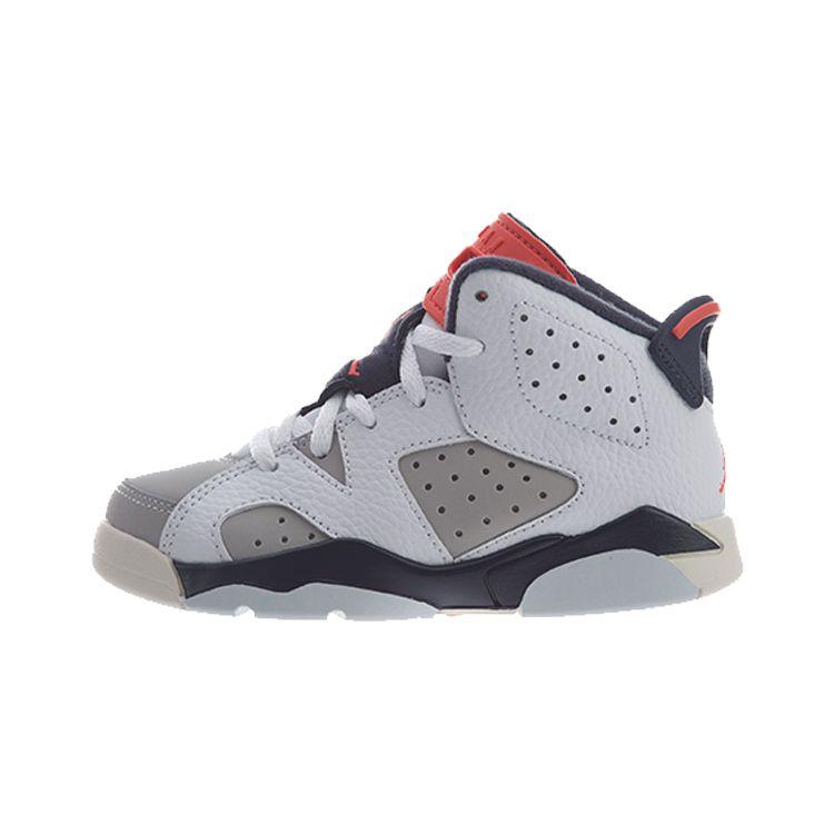 

Кроссовки Air Jordan 6 Retro PS Tinker Kids Красный Белый Красно-Серый 384666-104