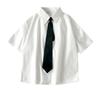 Shirts Elegant Office Ladies White Collared Tops and Blouses for Woman