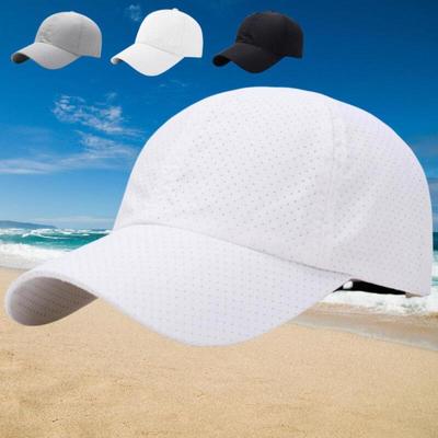 Women's Basic Color Hollow Out Cap Sports Hairwear