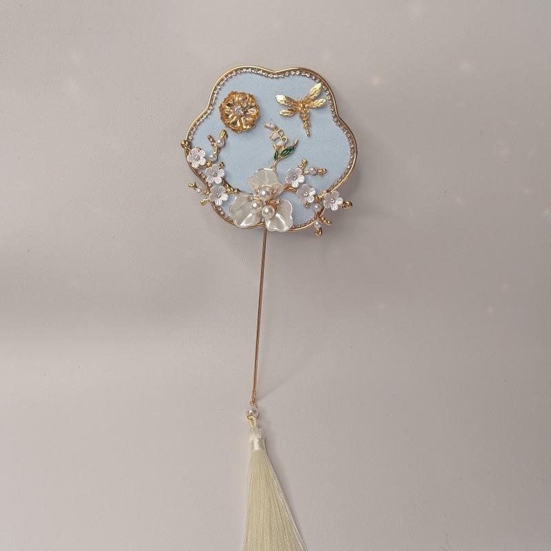 Chinese Style Wedding Photo Props: Bride & Bridesmaid Mini Fan