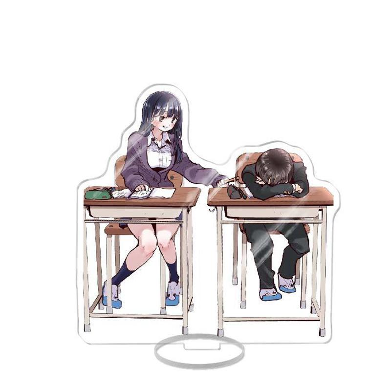 Anime The Dangers In My Heart Acrylic Stand Kyotaro Ichikawa Anna Yamada Action Figures Desk Model Plate Toys Room Decorations