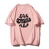 Shellsuning Oversized Letter Graphic T Shirts Men Summer Soft 100% Cotton Short Sleeve Tees Female Trendy Loose High Street Tops