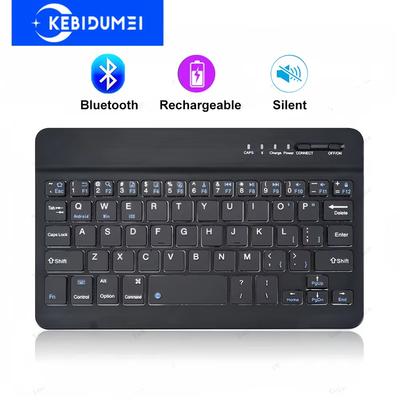 Bluetooth-Tastatur Mini-Tastatur 200mAh Wiederaufladbare Stumme Tastatur Kabellose Gaming-Tastatur für Laptop Tablet Mac OS Windows