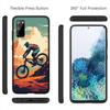 For iPhone 17 16 15 Xiaomi Poco F7 F8 X7 X6 C85 C75 C71 M8 Redmi Note 14 13 12 11 Pro Max 14C 13C A3 A4 Phone Case Wallpaper Mountain Bike Cycling Art
