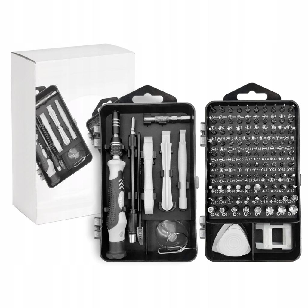 PRECISION SCREWDRIVER SET UNIVERSAL TORX SCREWDRIVERS BITS CASE 115pcs