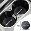 Nuovo 2025 Tappetino Portabicchieri in Carbonio per Auto in Pelle Antiscivolo per Mercedes Benz AMG W204 W205 W203 W212 W213 W206 W210 W124 W1