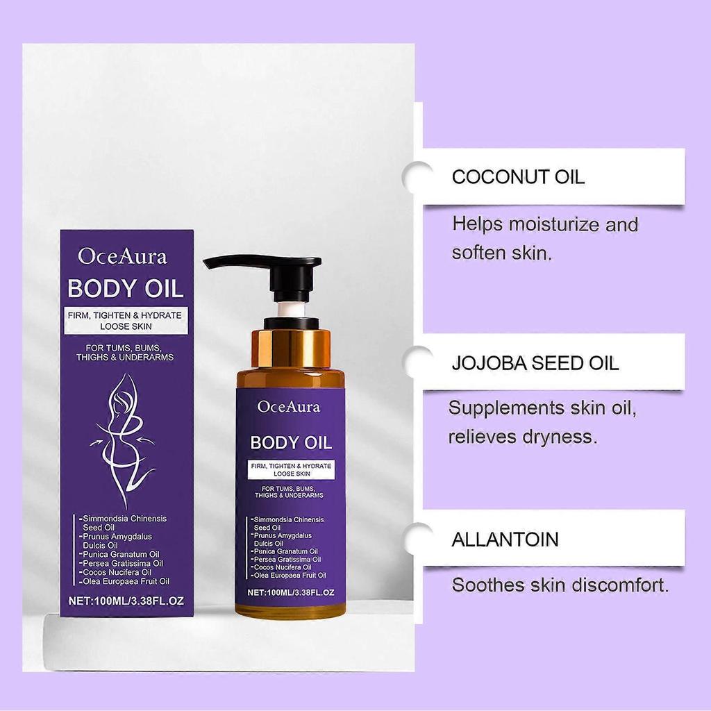 2pcs Body Oil Luxury Body Oil 100ml Gentle Formulas Suitable for All Skin Types less