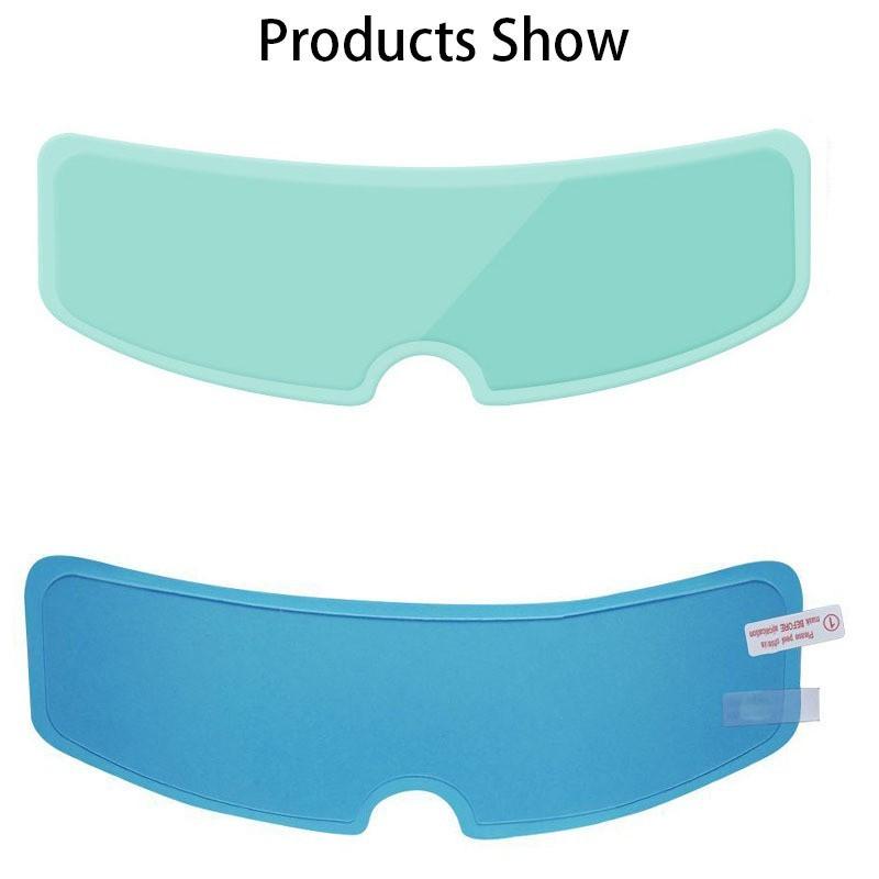 Motorcycle Film Anti-fog Film and Rain Film Durable Nano Coating Sticker Helmet Clear Patch Film Helmet Wholesale Universal