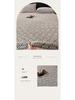 Thick Warm Jacquard Mattress Protector - Solid Color, Full-Coverage for Autumn/Winter