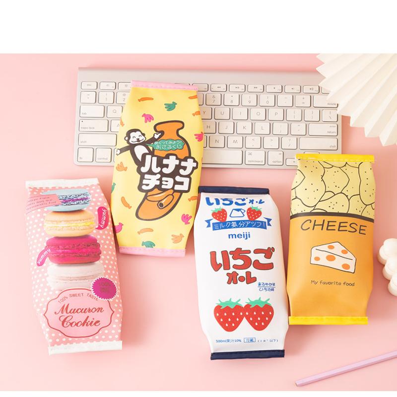Creative Simulation Snack Pencil Case School Pencil Bag Cute Pen Case Boy Student Pen Bag Kid Stationery Bag Fun Storage Bag
