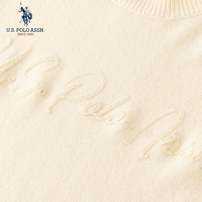 U.S. Polo Assn. Women's Solid Wool-Blend Knit Sweater