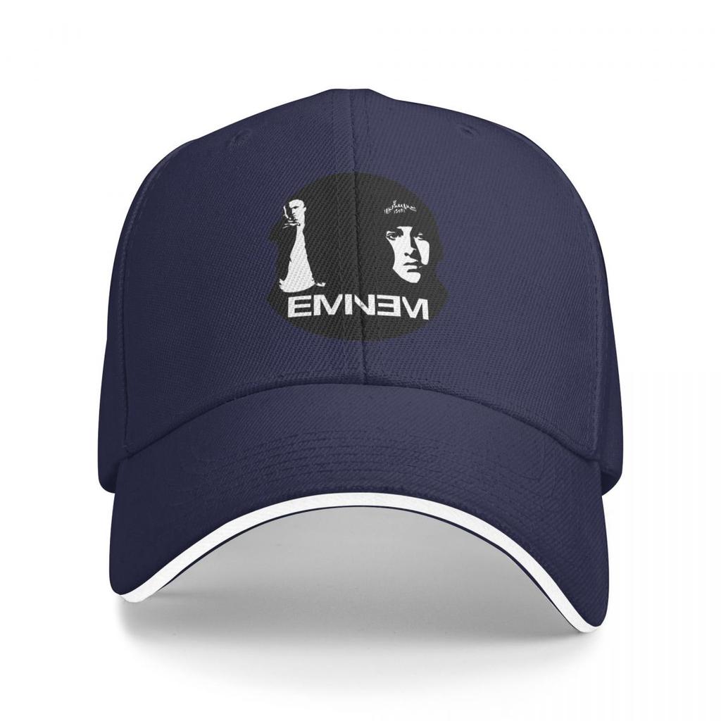 Eminem Print Slim Shad Baseballkappen Snapback Baseballmützen Atmungsaktiv Lässig Kappe Outdoor für Männer und Frauen
