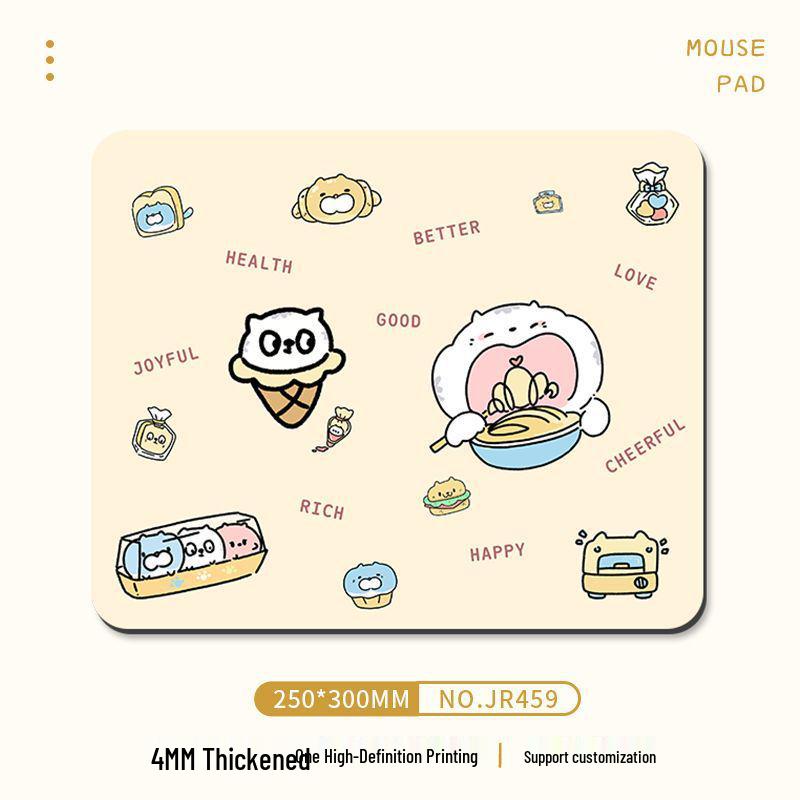 Cute Cartoon Non-slip Wear-resistant Mouse Pad for Home & Office