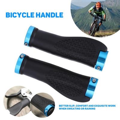 1 Pair MTB Bike Cycling Mountain Bicycle Anti-Skid Locking Handlebar Grips Cover