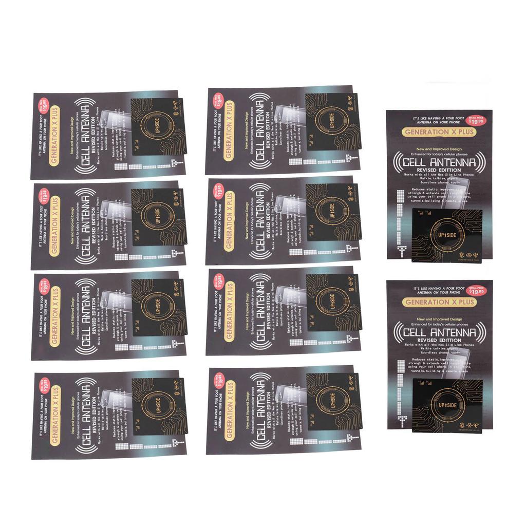 10pcs Mobile Phone Signal Enhancement Stickers Signal Antenna Booster Stickers for Elevators