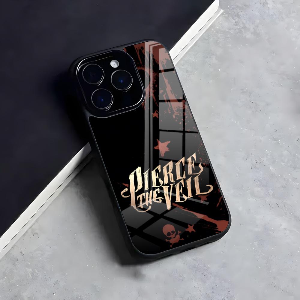 

Music P-Pierce The Veil Phone Case For Iphone 17 Air 16 15 14 13 12 11 Pro Max Mini Fundas Shell PC+TPU Cover iPhone 11ProMax