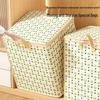 Large Floral Polka Dot Travel Packing Bag for Quilts and Storage