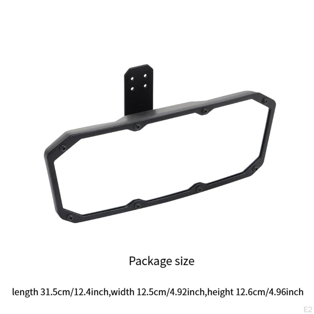 UTV Center Rear View Mirror Degree Adjustable Easy To Install Replacing Professional Interior